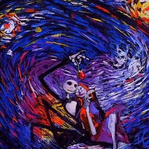 Nightmare Before Christmas Canvas Art